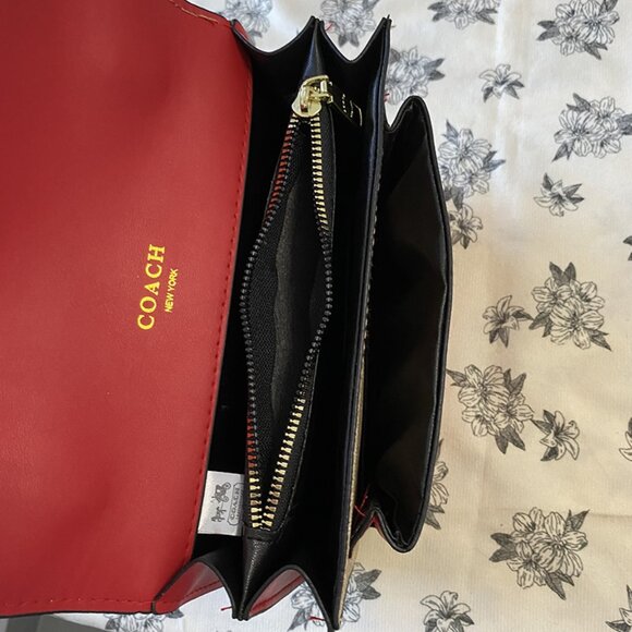 Coach Strawberry Tan Shoulder Crossbody Bag - Picture 5 of 14